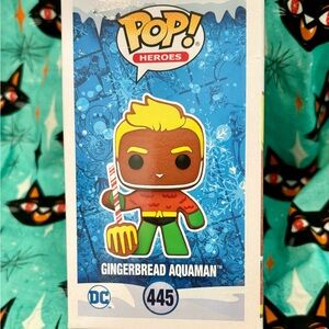 NWOT Funko Pop 445 Gingerbread Aquaman